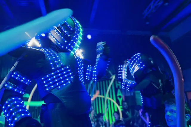 mr roboto led robots chicago