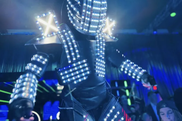 mr roboto led robots chicago