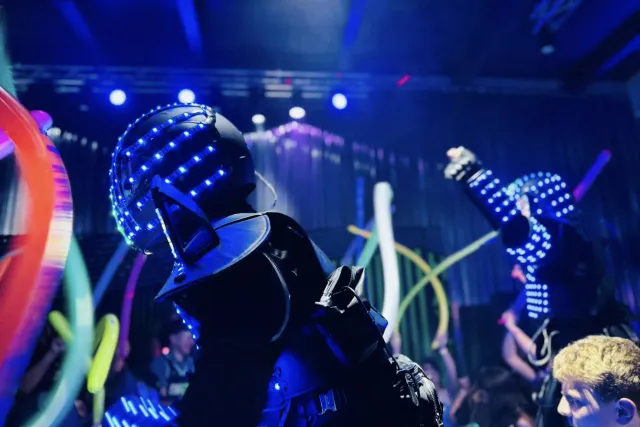 mr roboto led robots chicago