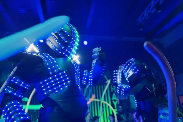 mr roboto led robots chicago