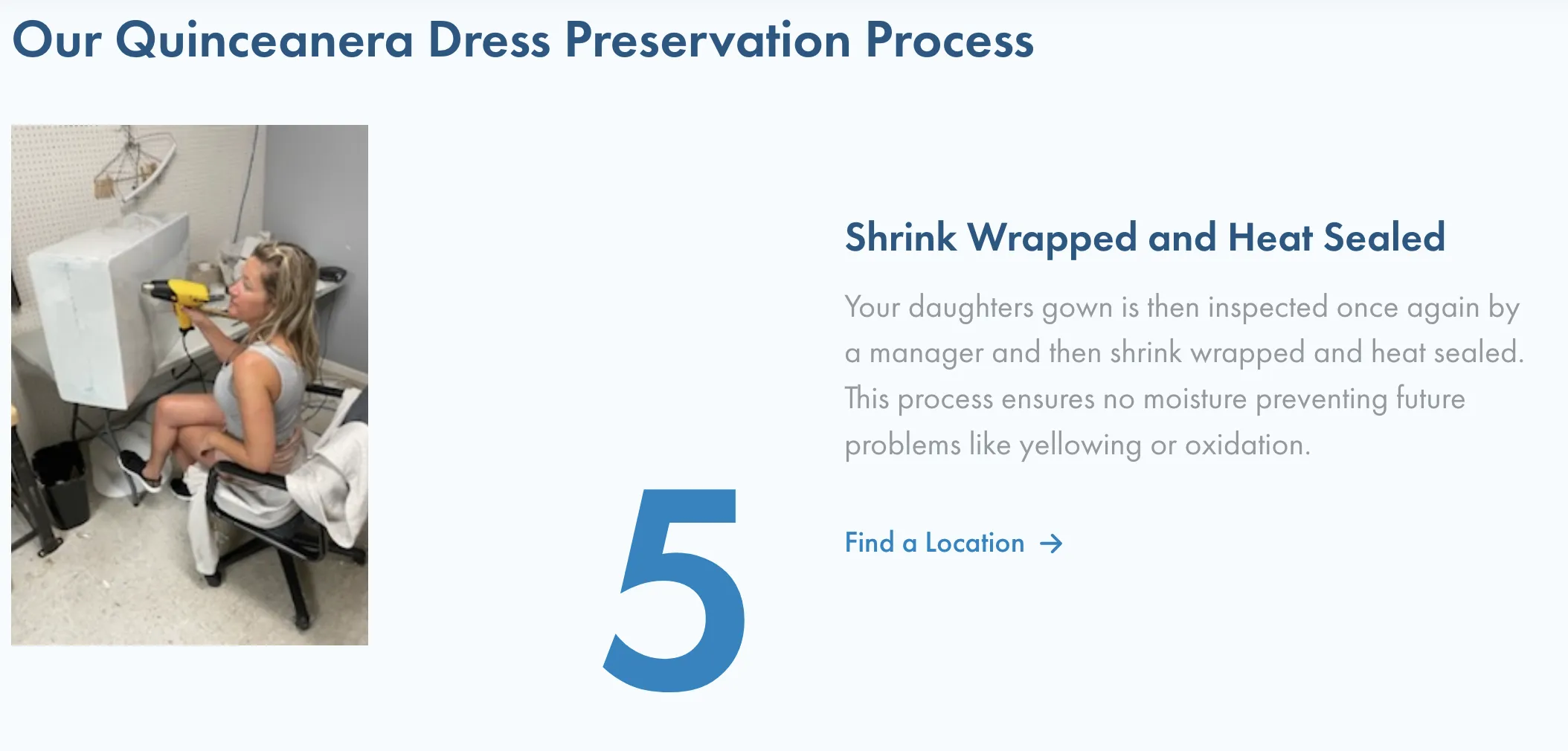 cdone quinceanera dress preservation chicago