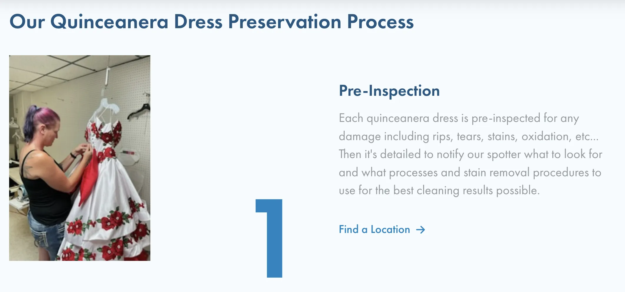 cdone quinceanera dress preservation chicago