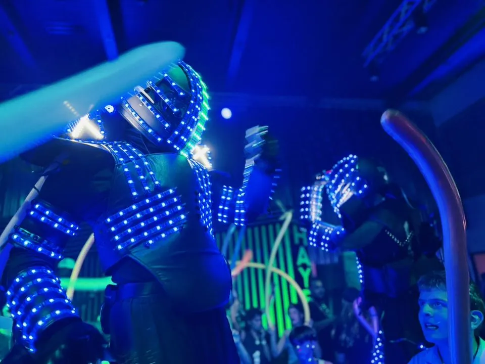 mr roboto led robots chicago