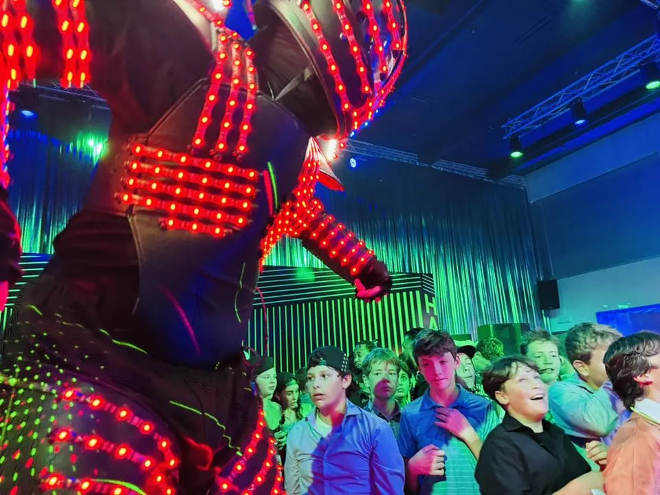 mr roboto led robots chicago
