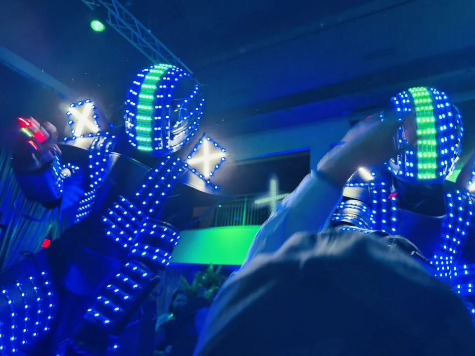 mr roboto led robots chicago